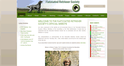 Desktop Screenshot of flatcoated-retriever-society.org